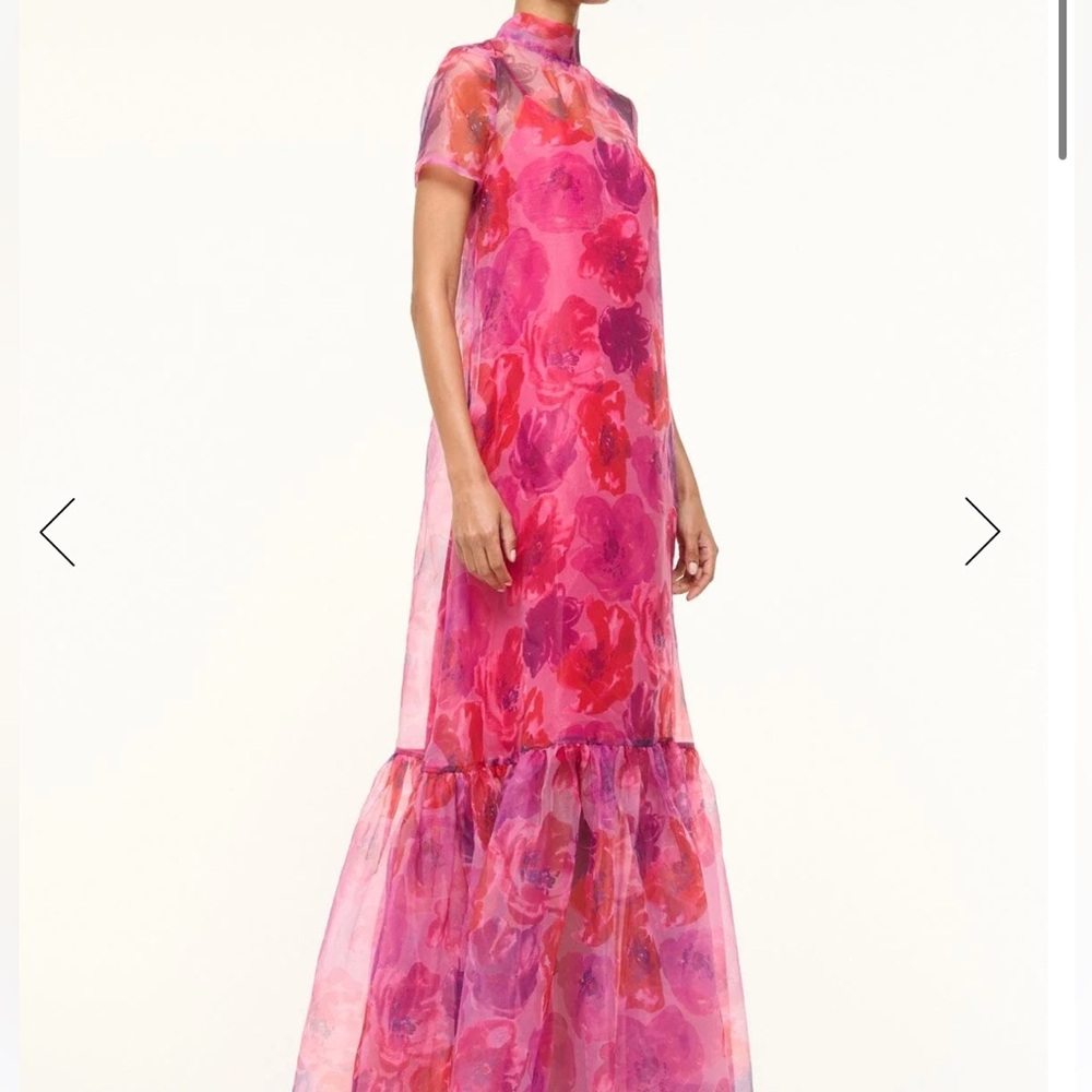 Staud Calluna Floral Gown Dress